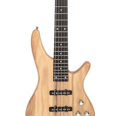🎸5 String Glarry "EyeBuzz" S Style Electric Bass Guitar +Rosewood Fretboard Soft +Case/Gig Bag +Strap+Cable +Pick!🎸 image 6