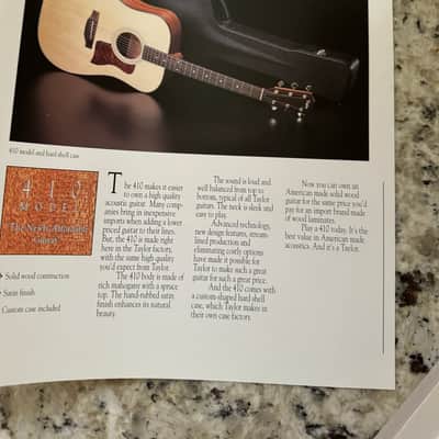 Taylor Price List & Catalog 1993 Dan Crary Koa 900 800 700 600 500 image 10