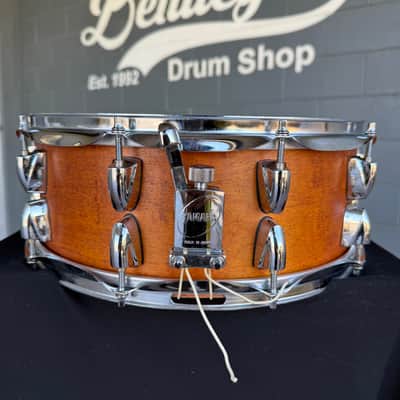 Yamaha Maple Custom Absolute 5.5x14" Snare Drum in Satin Vintage Maple (Rm4) image 3