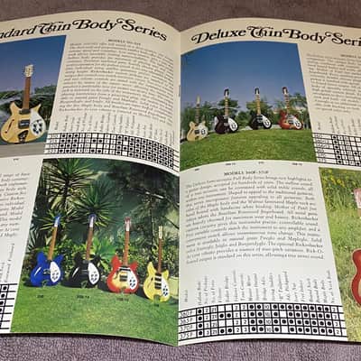 Rickenbacker Catalogue Set 1968 - Black and White Cover image 5