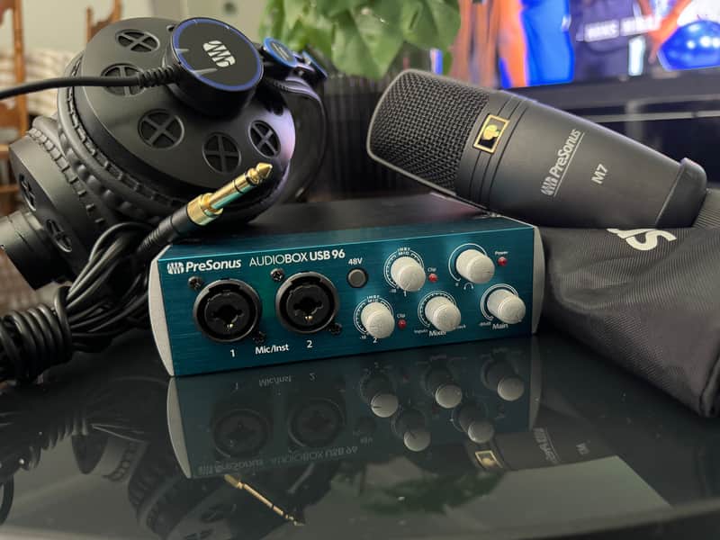 PreSonus AudioBox 96 Ultimate USB Audio Interface Bundle 2010s - Blue image 1