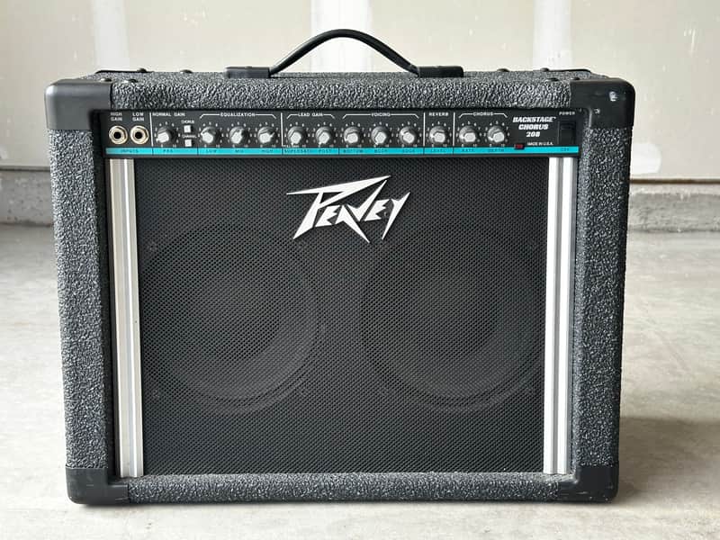 Peavey Backstage Chorus 208 50-Watt 2x8" Guitar Combo 1990s - Black image 1