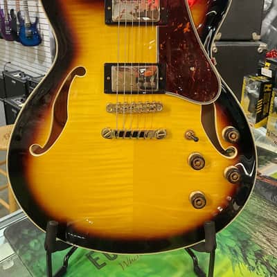 Ibanez AS93FM Artcore Semi Hollow - Antique Yellow image 2