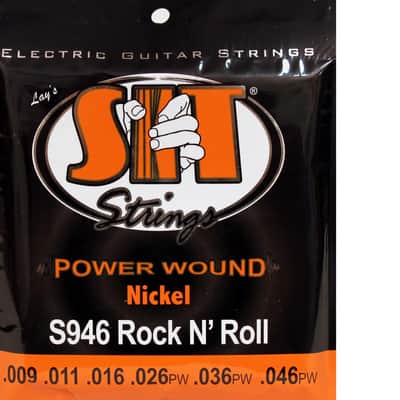SIT S946 Power Wound Nickel Electric Guitar Strings - Rock 'n' Roll (9-46)