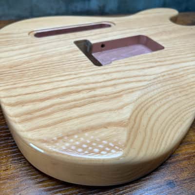 Warmtone CG Burl Telecaster Guitar Body "Leopard” P90 image 4