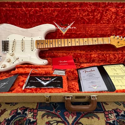 Fender Custom Shop '57 Relic Stratocaster 2022 Aged White Blonde image 2