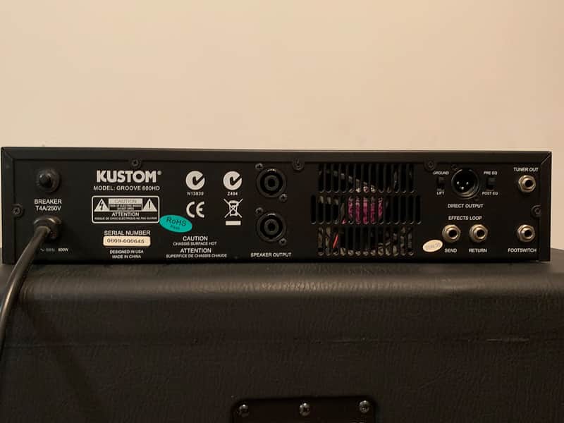 Kustom Groove 600HD 600-Watt Bass Amp Head NOS | Reverb Ireland