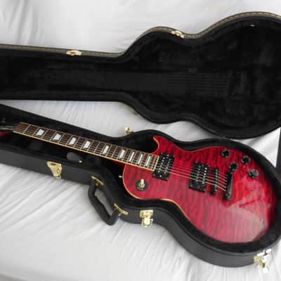 Epiphone Les Paul Classic Quilt Top 1999 Trans Red, HSC image 4