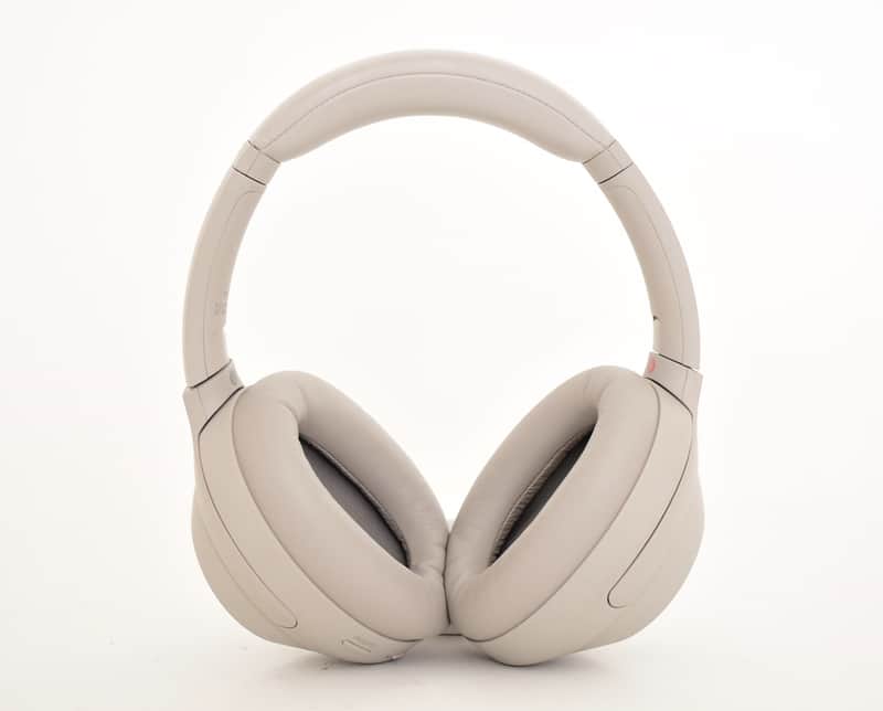 Sony WH-1000XM4 Wireless Active Noise Canceling Over-Ear Headphones - Silver image 1