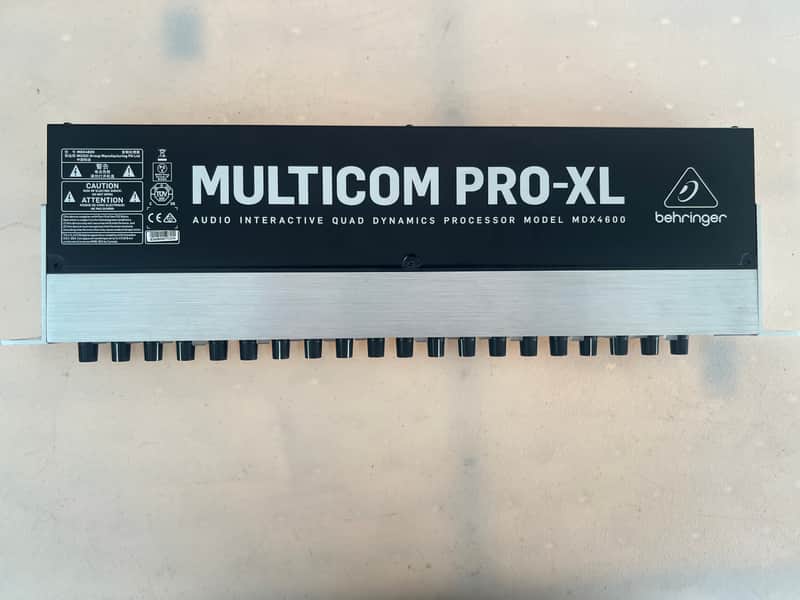 Behringer Multicom Pro-XL MDX4600 4-Channel Audio Interactive Dynamics Processor 2010s - Black / Silver image 1