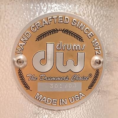 DW COLLECTOR'S ALUMINUM SNARE DRUM 13" 2006 W/ TRUE HOOPS-SHIPS FREE TO CUSA! image 4