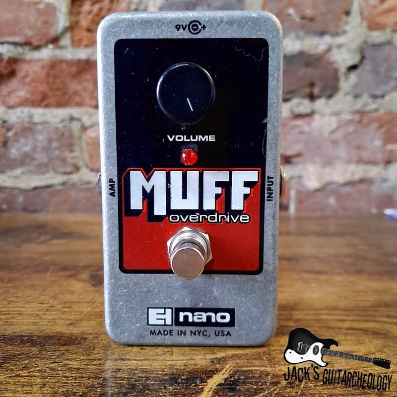 Electro-Harmonix Nano Muff Overdrive *USED* (2010s - Silver) image 1