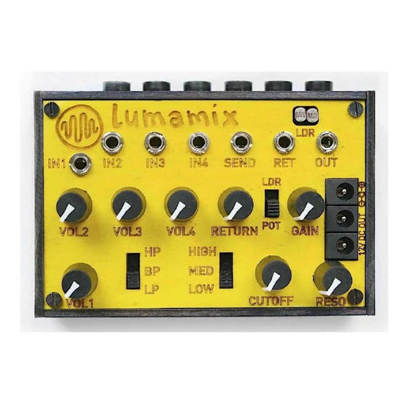 LEP Lumamix 4-Channel Resonant Mixer (wood, yellow) image 1
