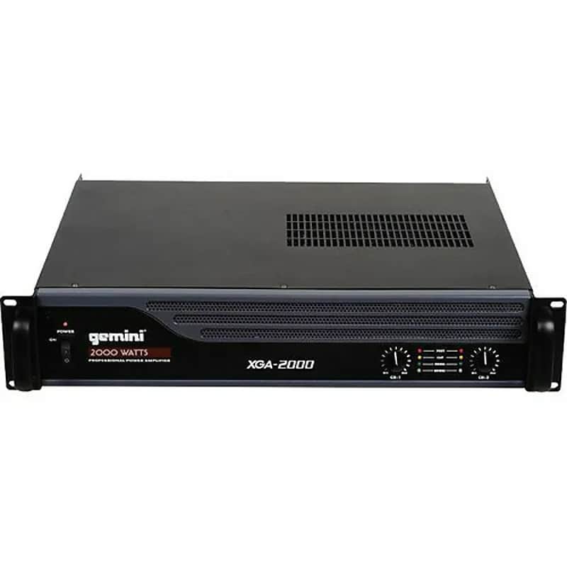 Gemini XGA-2000 Professional 2000-Watt Rackmount Power Amp image 1