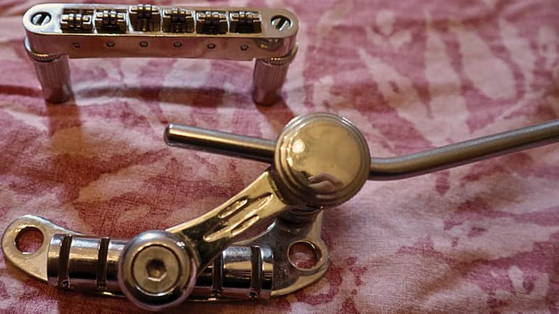 Duesenberg Les Trem and TonePros TPFT N Roller Vibrato System Tune O Matic image 1