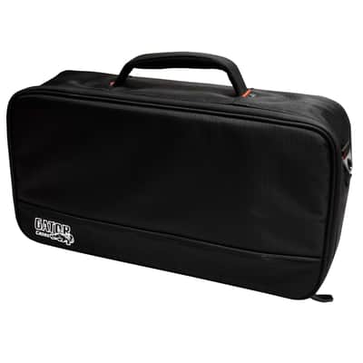 Gator Cases GPB-LAK-1 Small Black Aluminum Guitar Bass Pedal Board w/ Carry Bag image 7