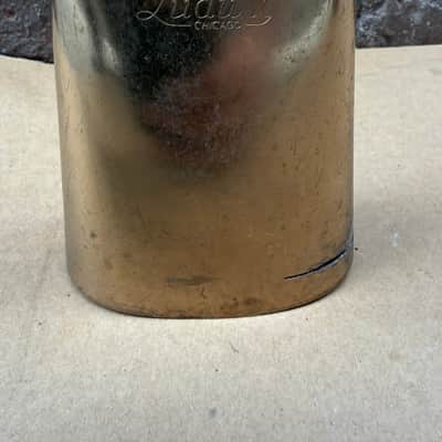 Ludwig Chicago Vintage Cowbell – For Parts / Restoration – Poor Condition image 5