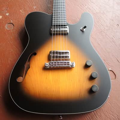 Gronlund #132. Set Neck Telecaster. Semi Hollow. TV Jones Supertron Pickups. Tonepros Bridge. image 5