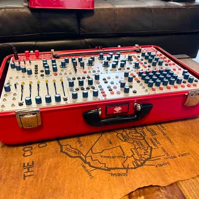 Buchla Tiptop 200t series with BPNYC ZERO Halliburton Eurorack Modular Travel Case 7U 'REDRUM" image 13
