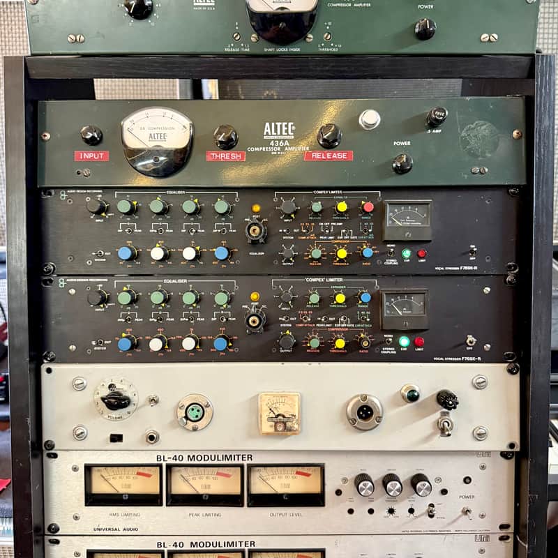 PAIR! -ADR F769X-R Vocal Stresser 1970’s - Compex limiter compressor EQ Sowter transformer version Helios image 1