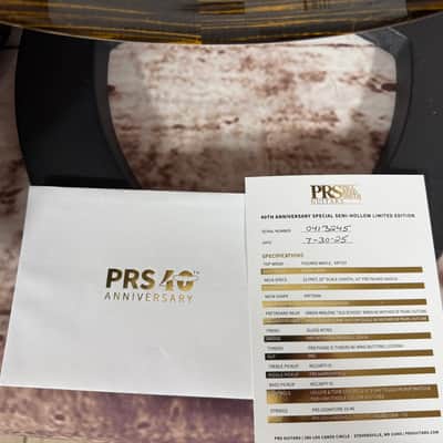 PRS 40th Anniversary Special Semi-Hollow Limited Edition 2025 - Yellow Tiger #1 image 16