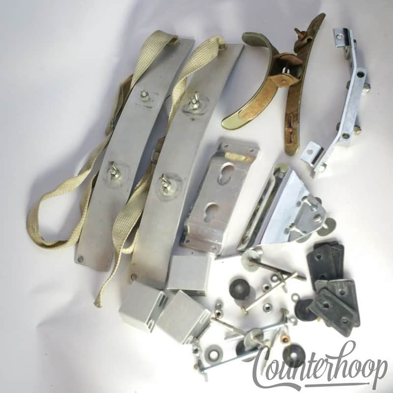 Marching Snare/Tenor Tom Drum Parts Yamaha Aluminum +Vintage Harness+Straps,Misc image 1