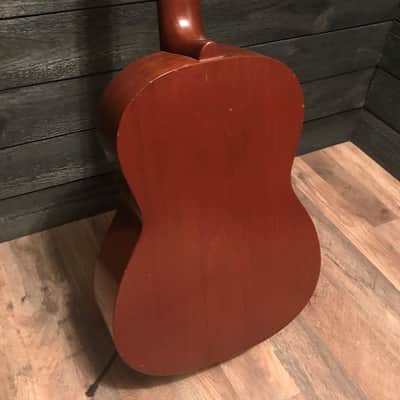 Favilla 1960's All Solid Mahogany USA Made Classical Acoustic Guitar w/ Case image 3