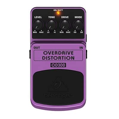 Behringer Overdrive/Distortion OD300 2-Mode Effects Pedal image 3