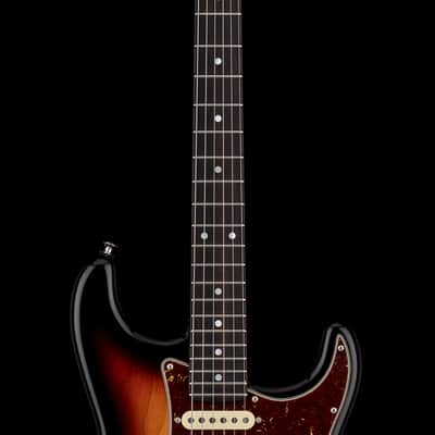 Fender Custom Shop American Custom Stratocaster NOS (2024) - Chocolate 3-Color Sunburst #17134 with Original Hard Case image 5