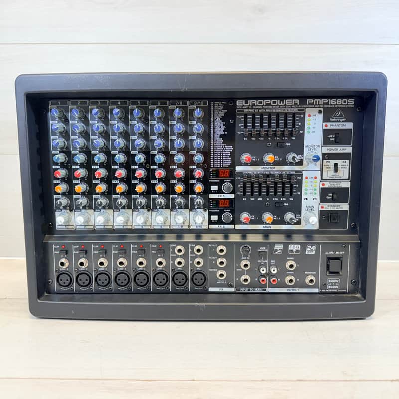Behringer EUROPOWER PMP1680S 10-Channel 1600-Watt Powered Mixer 2013 image 1