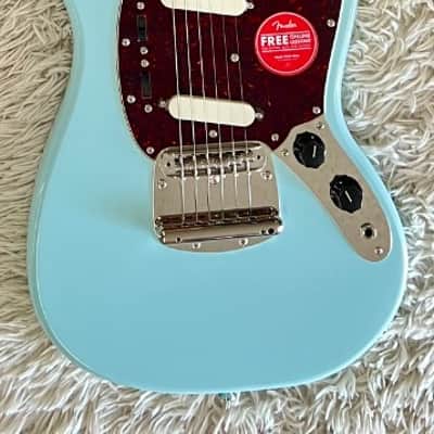 Fender Squier Classic Vibe  Series '60s Mustang, Laurel Fingerboard, Sonic Blue image 1