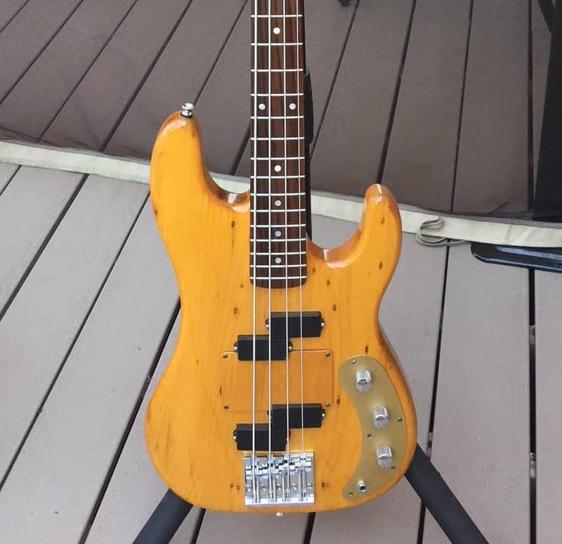 John Carruthers custom-built Lee Sklar "Frankenstein" Bass w/ 1967 Fender Precision Body image 1