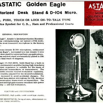 Astatic Golden Eagle D-104 Manual + AI Chat
