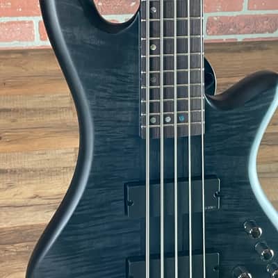 Schecter Stiletto Studio 5 Electric Bass - See-Thru Black Satin image 3