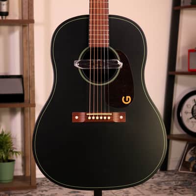 Gretsch Jim Dandy Deltoluxe Dreadnought - Walnut Fingerboard, Black image 1