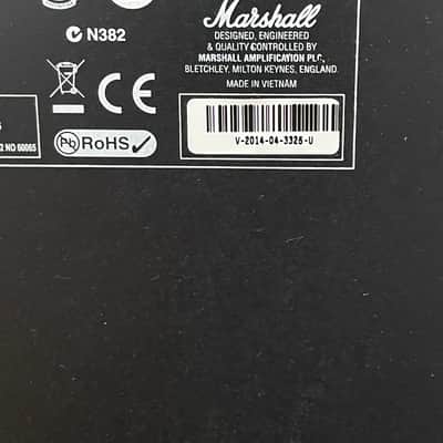 Marshall MG Carbon Fiber MG10CF 2-Channel 10-Watt 1x6.5" Solid State Guitar Combo 2011 - 2018 - Black Carbon Fiber image 6
