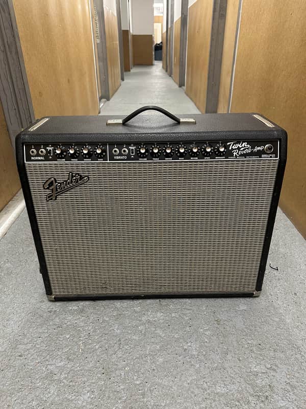 Fender '65 Twin Reverb Reissue 85-Watt 2x12" Guitar Combo 1991 - Present - Black image 1