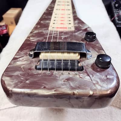 Kiesel Lap steel Late 40s - Gray pearloid image 5