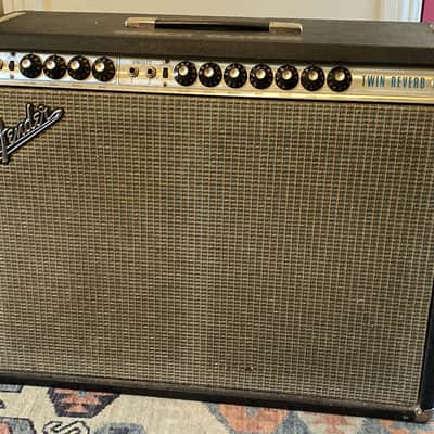 Fender Twin Reverb 2-Channel 100-Watt 2x12" Guitar Combo 1970 - 1971 - Silverface image 1