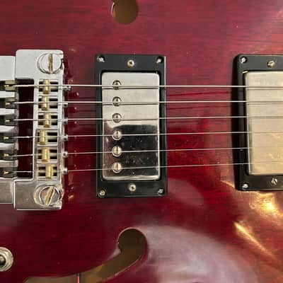 Hondo Deluxe 945 ES335 style - Vintage Gibson P/U - OHSC image 4