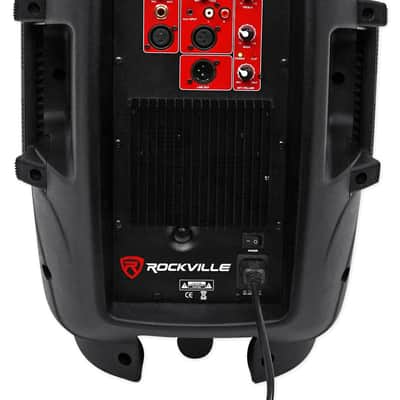Rockville BPA12 12" Professional Powered Active 600w DJ PA Speaker w Bluetooth image 3