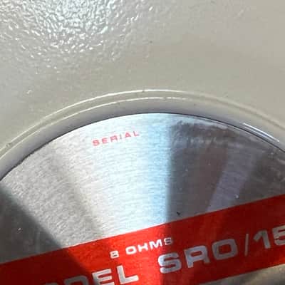 EV Electro Voice Model SRO/15 15" 8 ohms Guitar Speaker image 3