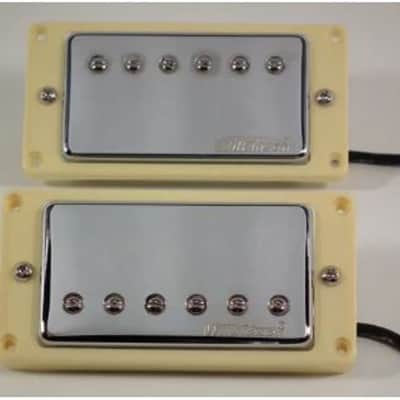 Wilkinson WVC Vintage Hot Alnico Humbucker Set Chrome + Ring Fast U.S. Ship!