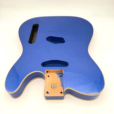 HooDoo Telecaster Body Alder Bound Blue Metallic Light htb6399 image 4