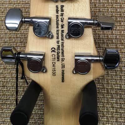 PRS SE Custom 24 Electric Guitar, Bonnie Pink, Maple Cap/Neck, Mahogany, 85/15s PUs, Gig Bag. image 7