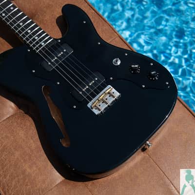 Fender Japan Parts Caster - Mojo Master - '72 Thinline Neck - w Premium Ash Body & Gibson P-90'sm - Pro Set Up w Perfect Frets/Action/Intonation! image 5