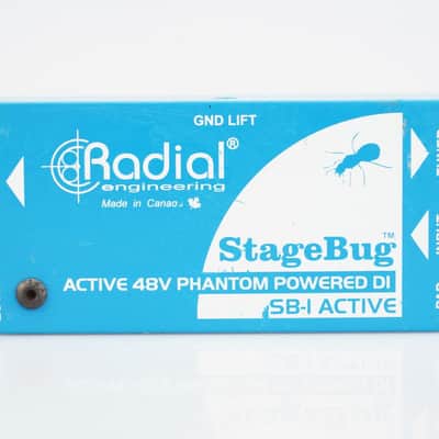 2 Radial SB-1 StageBug Compact Active Direct Boxes DIs w/ Cables #54030 image 4