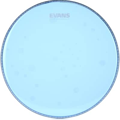 Evans Hydraulic Blue Drumhead - 14 inch image 1