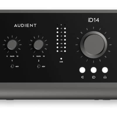 Audient iD14 MKII Desktop 10x6 USB Type-C Audio Interface image 1