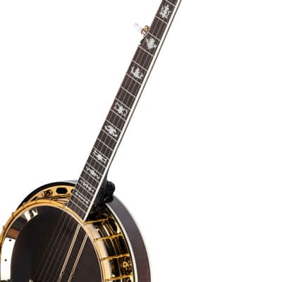 Ortega OBJ850-MA Falcon Series Solid Flamed Maple Resonator Hard Maple Neck 5-String Banjo w/Gold Hardware & Gig Bag image 6